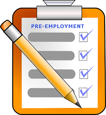 Vocabulary Pre-employment quiz